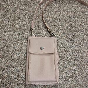 Steve Madden Light Pink Wallet Crossbody Purse EUC